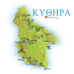 kythira map